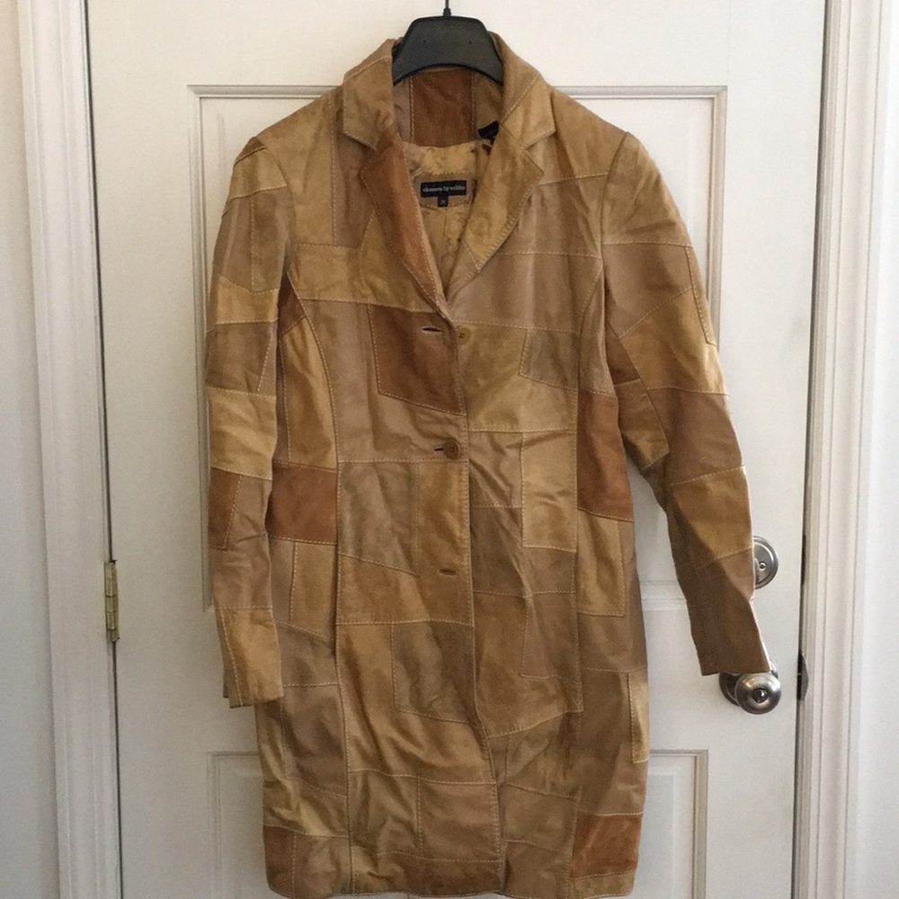 Leather Patchwork Jacket - image 1